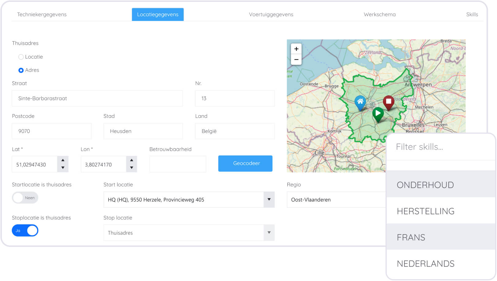 Import service orders from AFAS into the planning dashboard